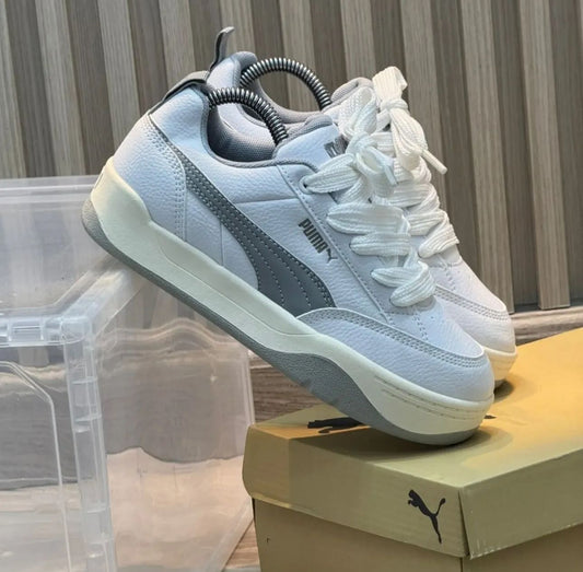PUMA PARK BLANCA GRIS DAMA