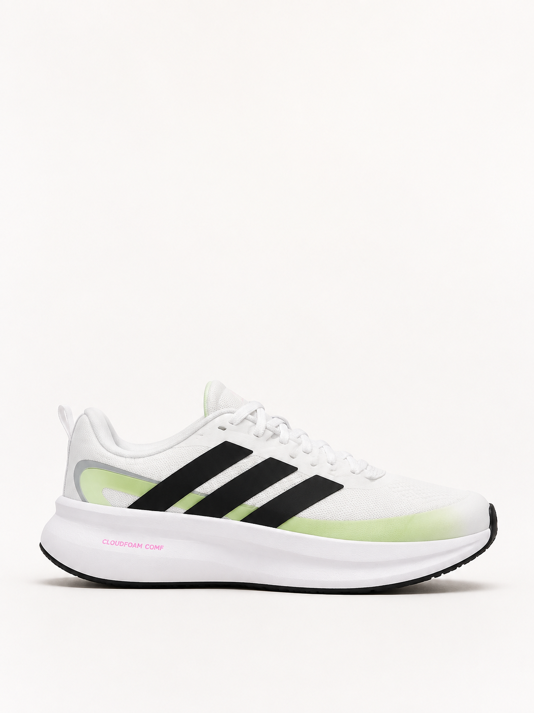 Súper nova adidas blanca verde dama