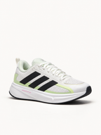Súper nova adidas blanca verde dama