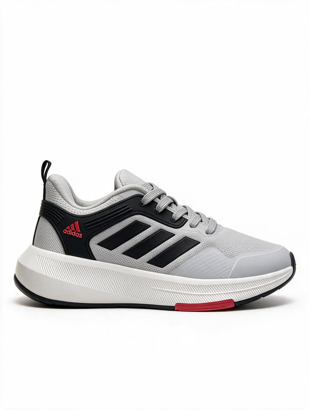 ADIDAS BOUNCE GRIS ROJA