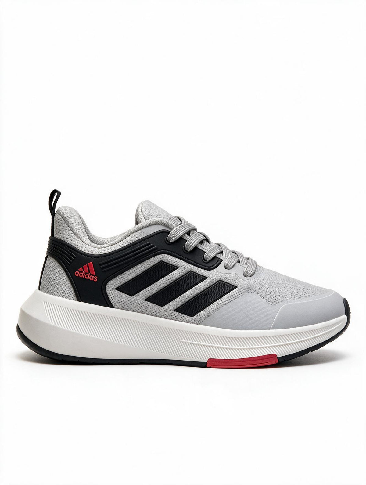 ADIDAS BOUNCE GRIS ROJA