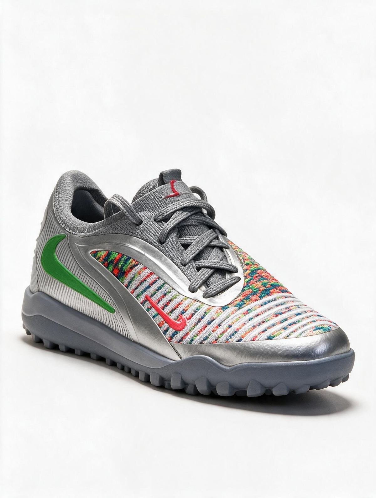 ADIDAS TURF GUAYO PLATEADO VERDE