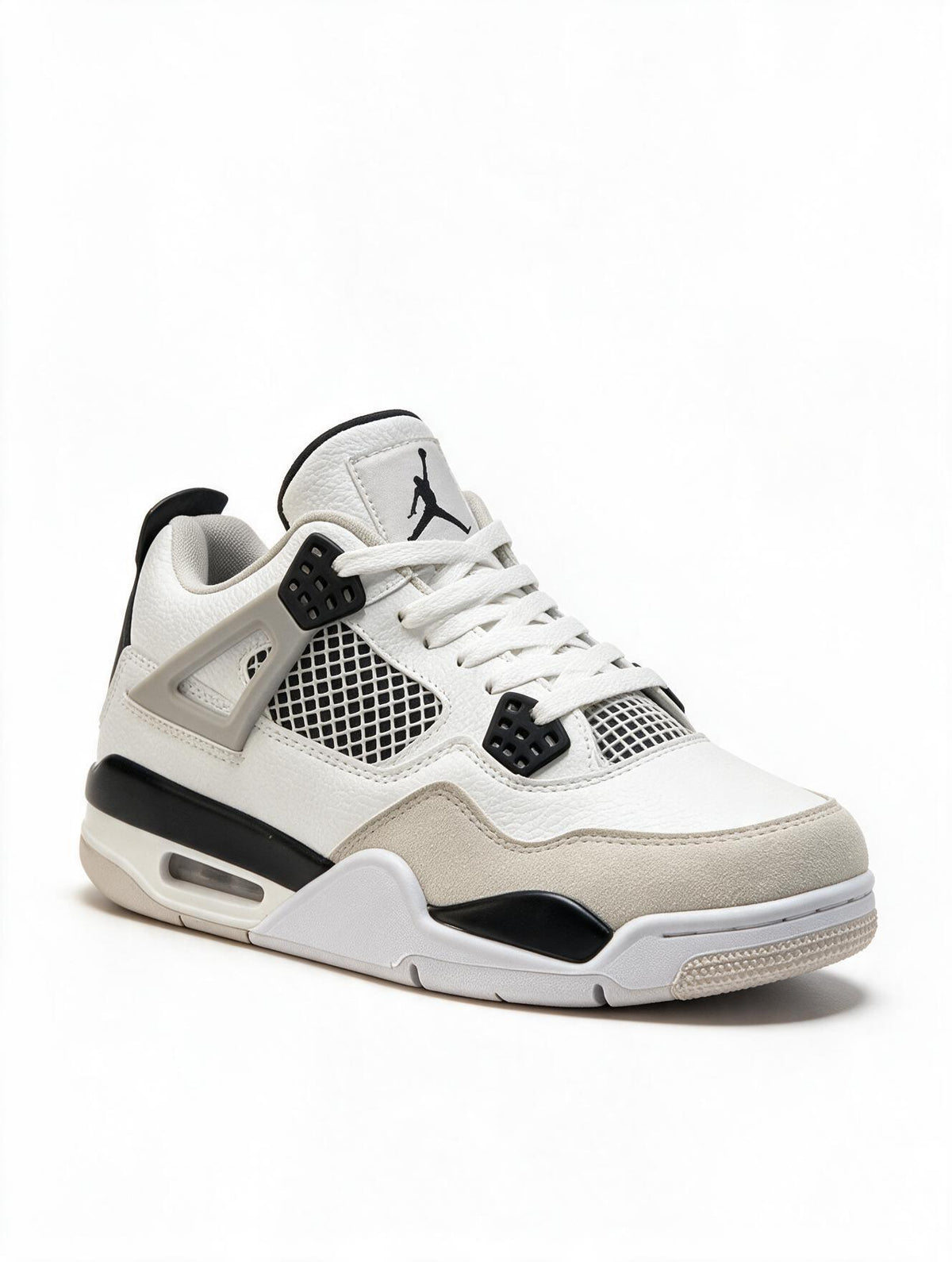 NIKE AIR JORDAN 4 BOTA BLANCA NEGRA