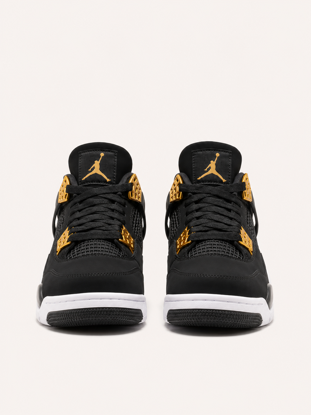 NIKE AIR JORDAN 4 NEGRA DORADA