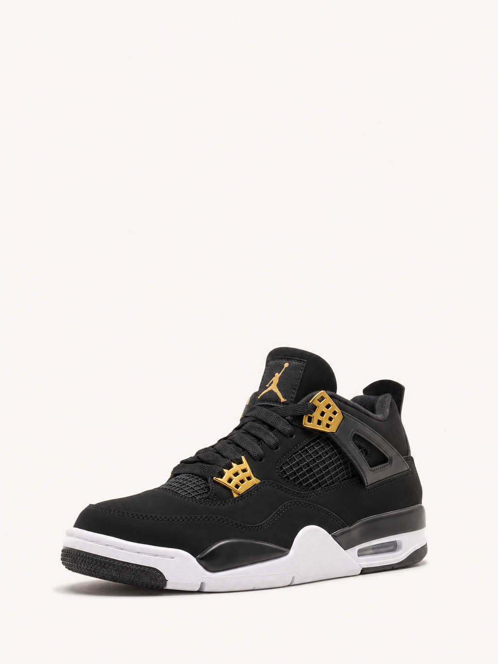 NIKE AIR JORDAN 4 NEGRA DORADA