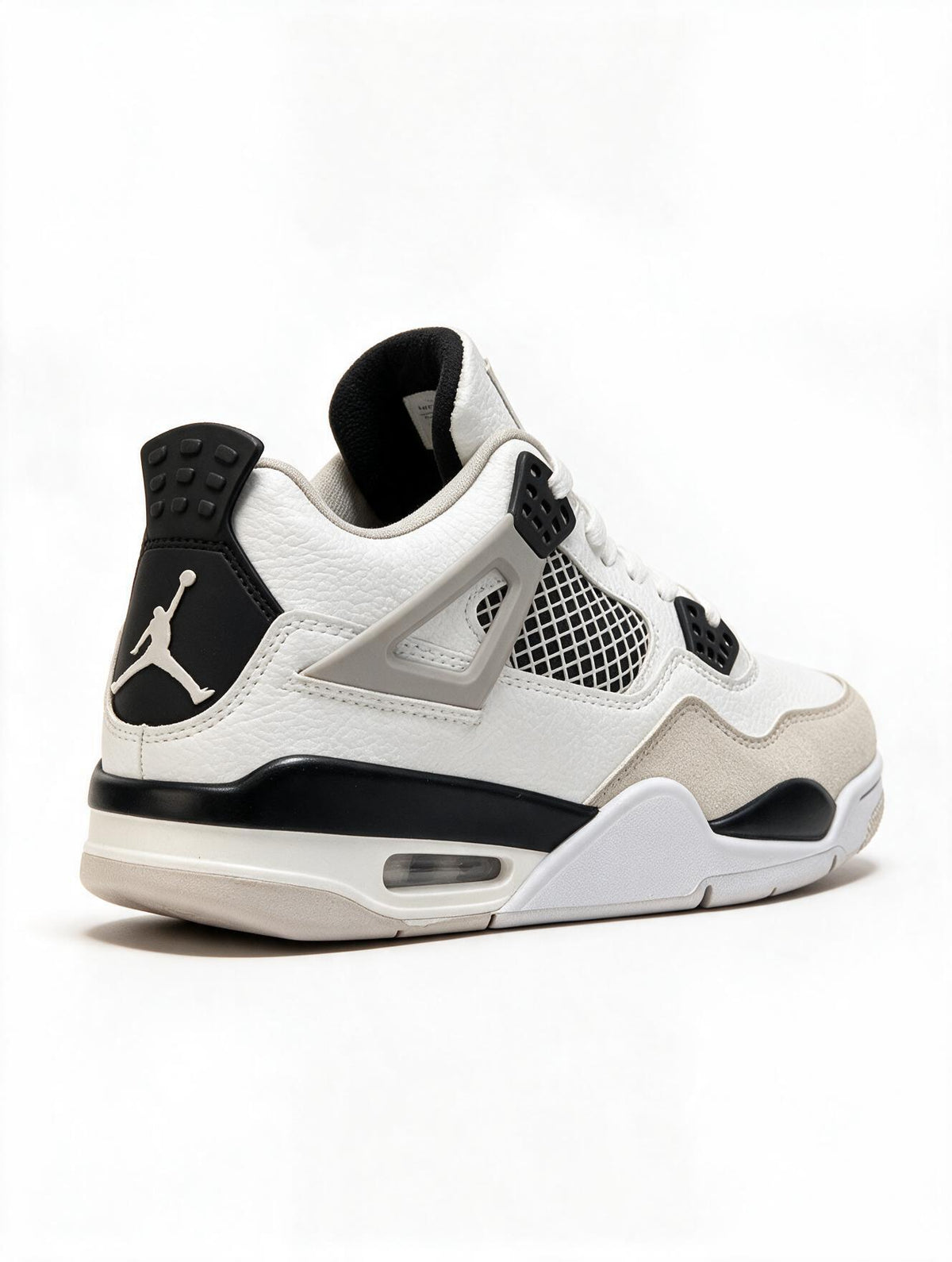 NIKE AIR JORDAN 4 BOTA BLANCA NEGRA