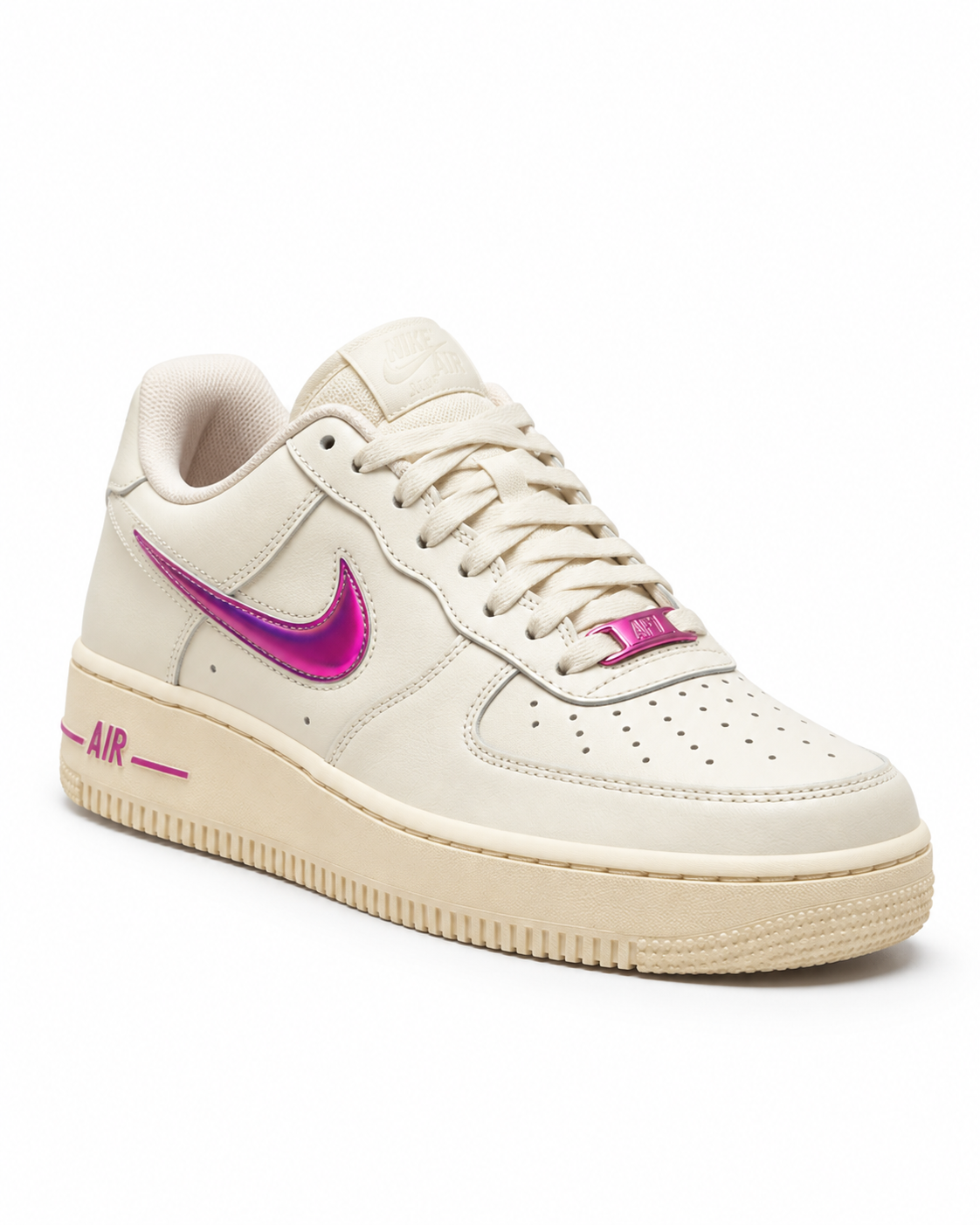 NIKE AIR FORCE 1 CREMA FUCSIA