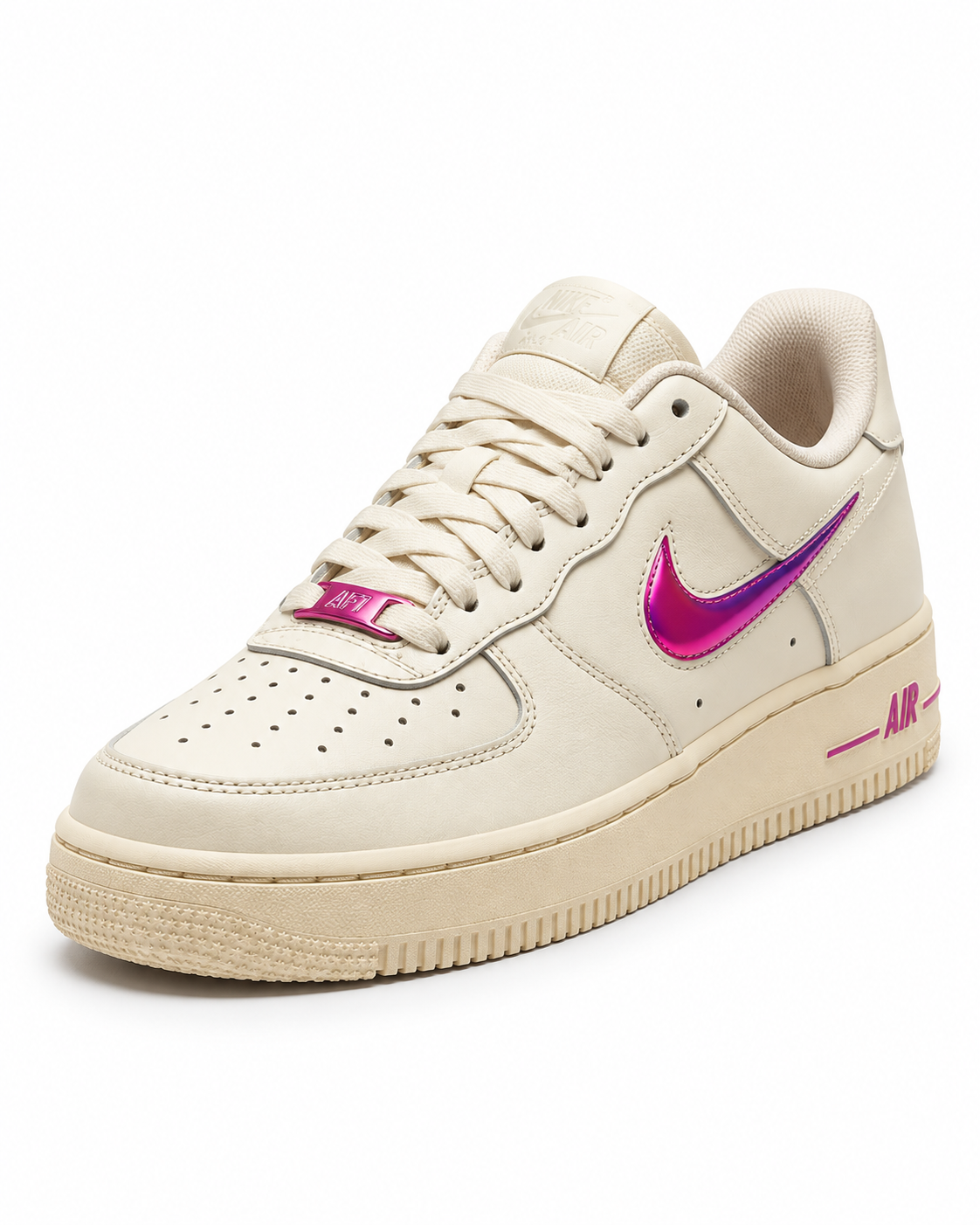 NIKE AIR FORCE 1 CREMA FUCSIA
