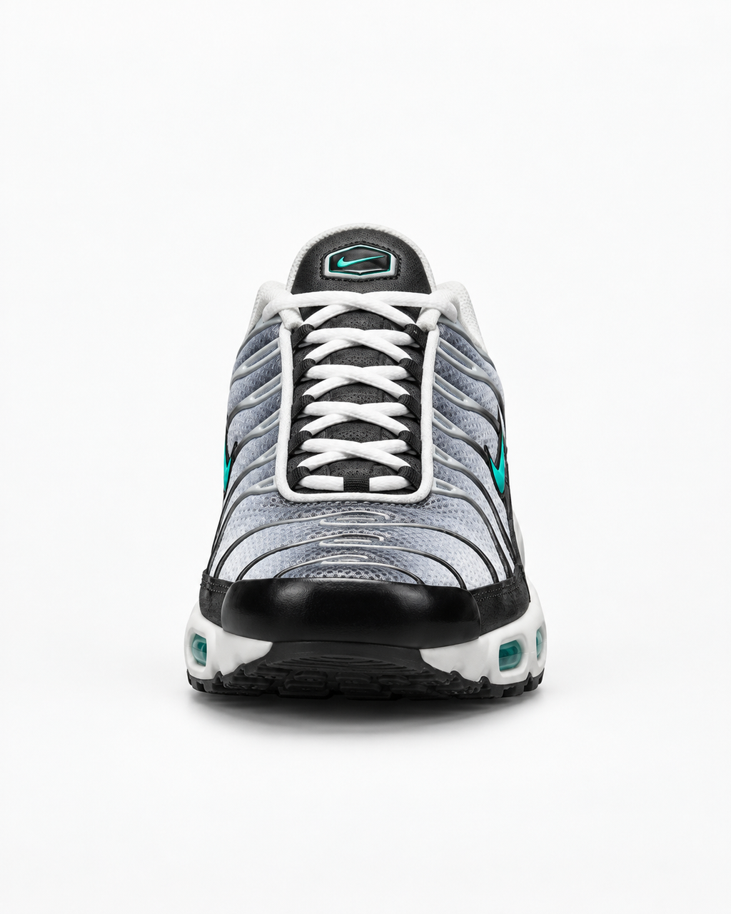 NIKE TN PLATEADA NEGRA VERDE
