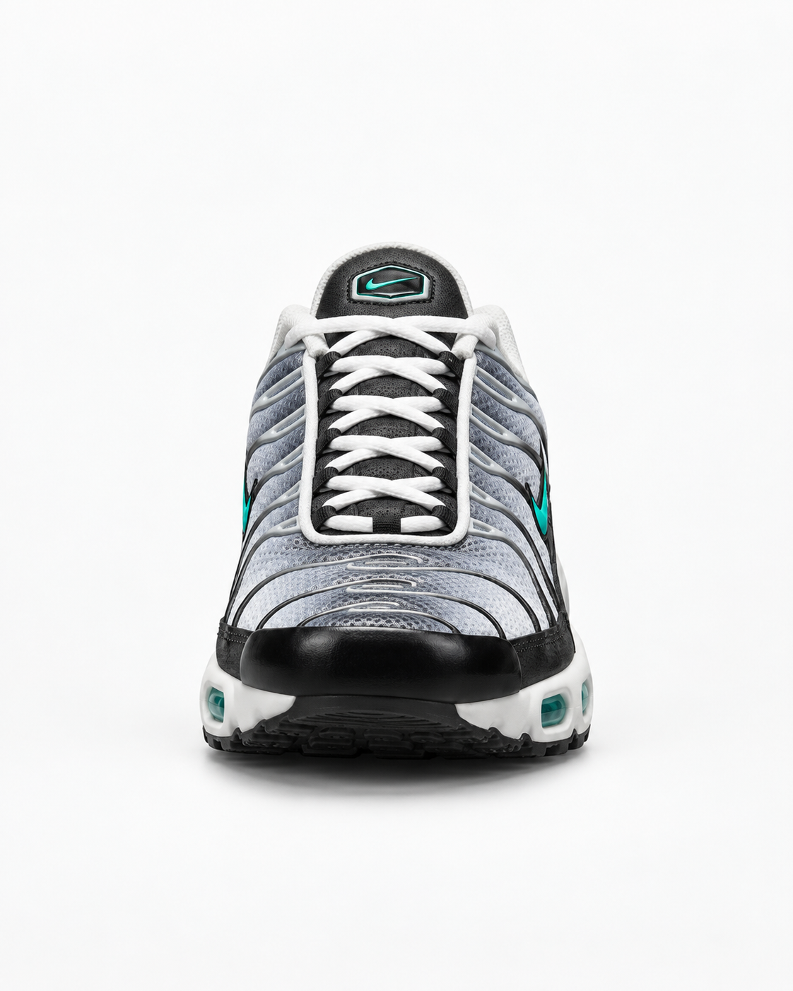 NIKE TN PLATEADA NEGRA VERDE