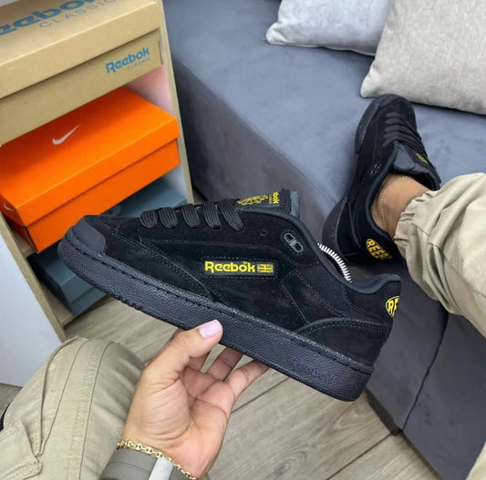 Reebok Club C 85 – Black / Yellow