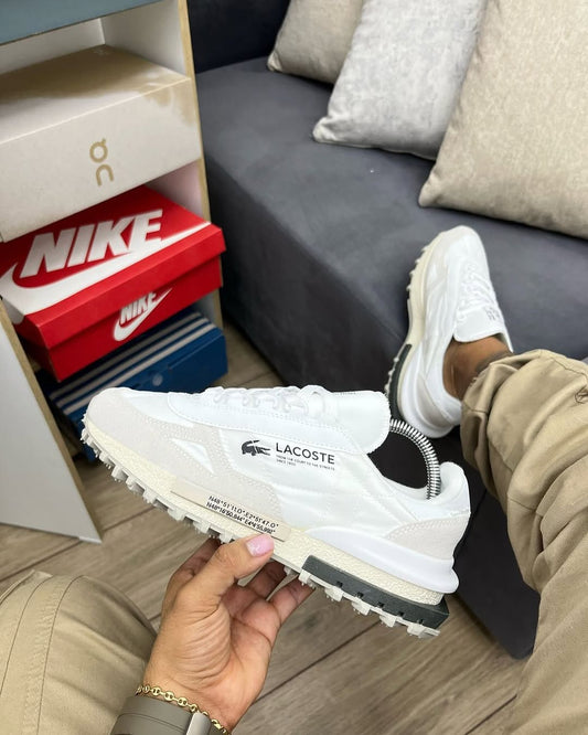 LACOSTE ELITE WHITE HOMBRE
