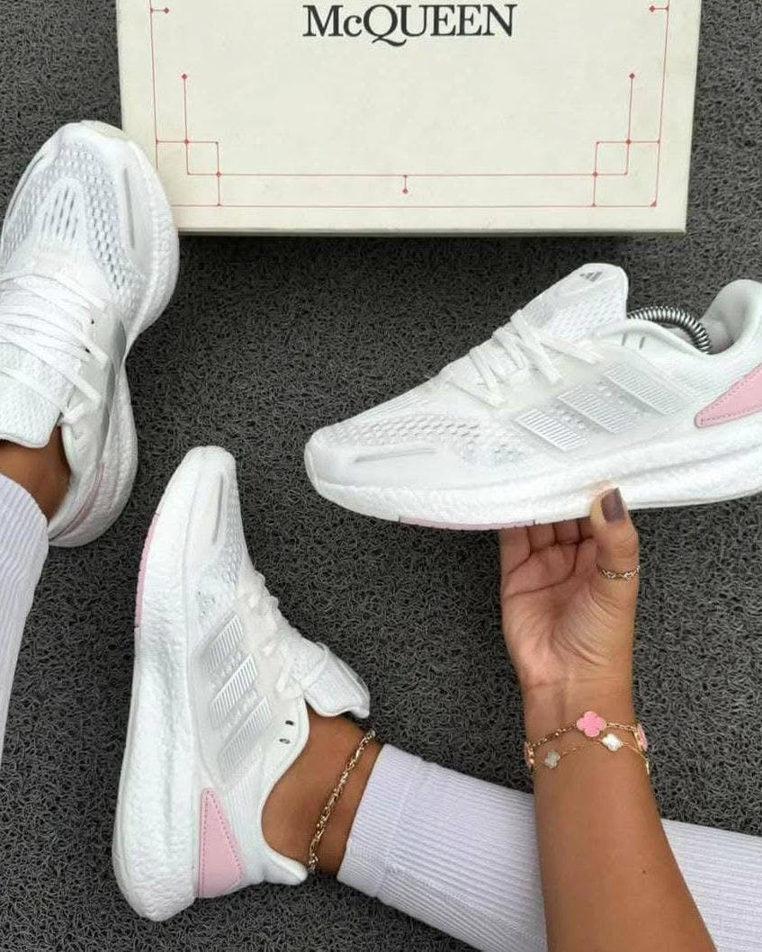 ADIDAS PUREBOOST BLANCA ROSA DAMA