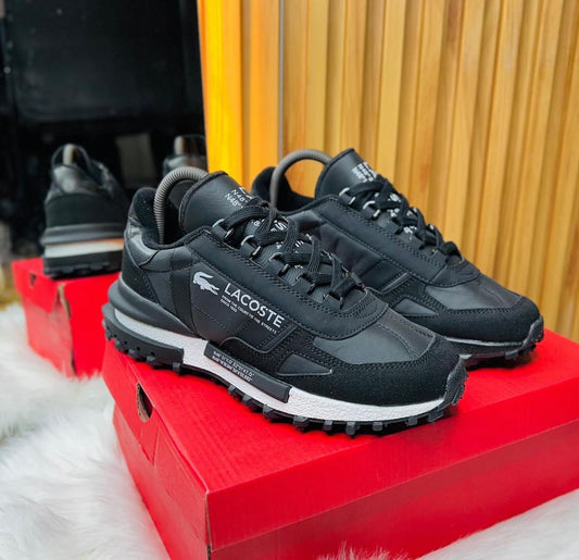 LACOSTE ELITE BLACK HOMBRE