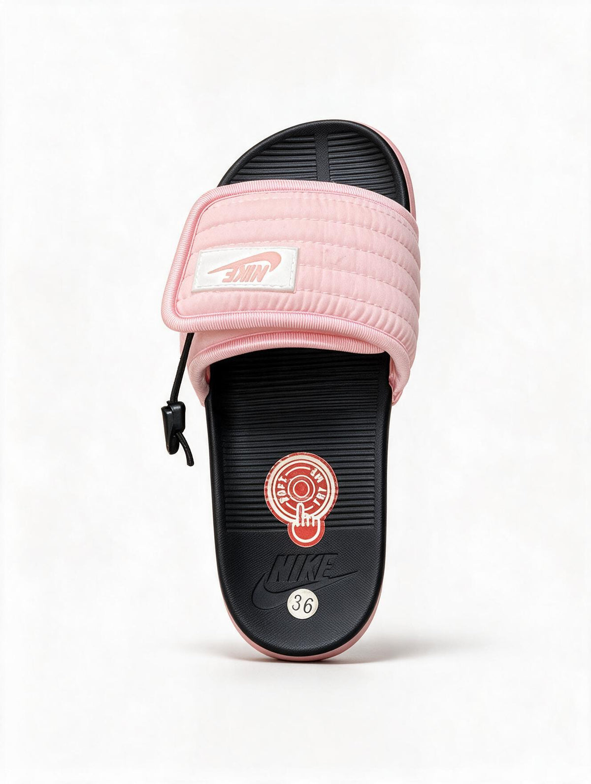 CHANCLA CONFORT ROSA NEGRA