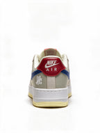 NIKE AIR FORCE 1 GRIS AZUL