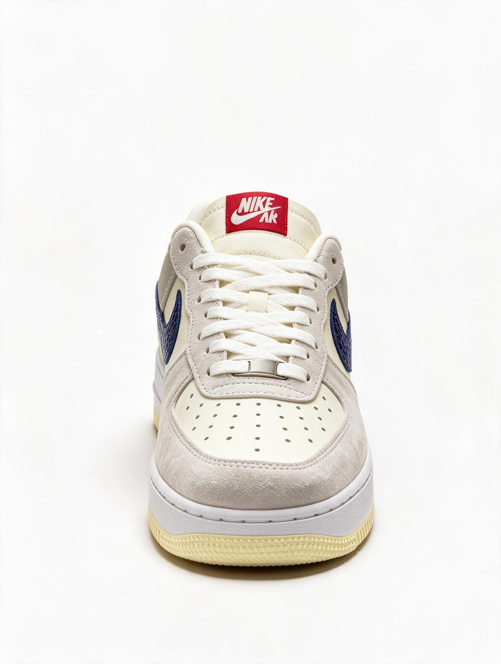 NIKE AIR FORCE 1 GRIS AZUL
