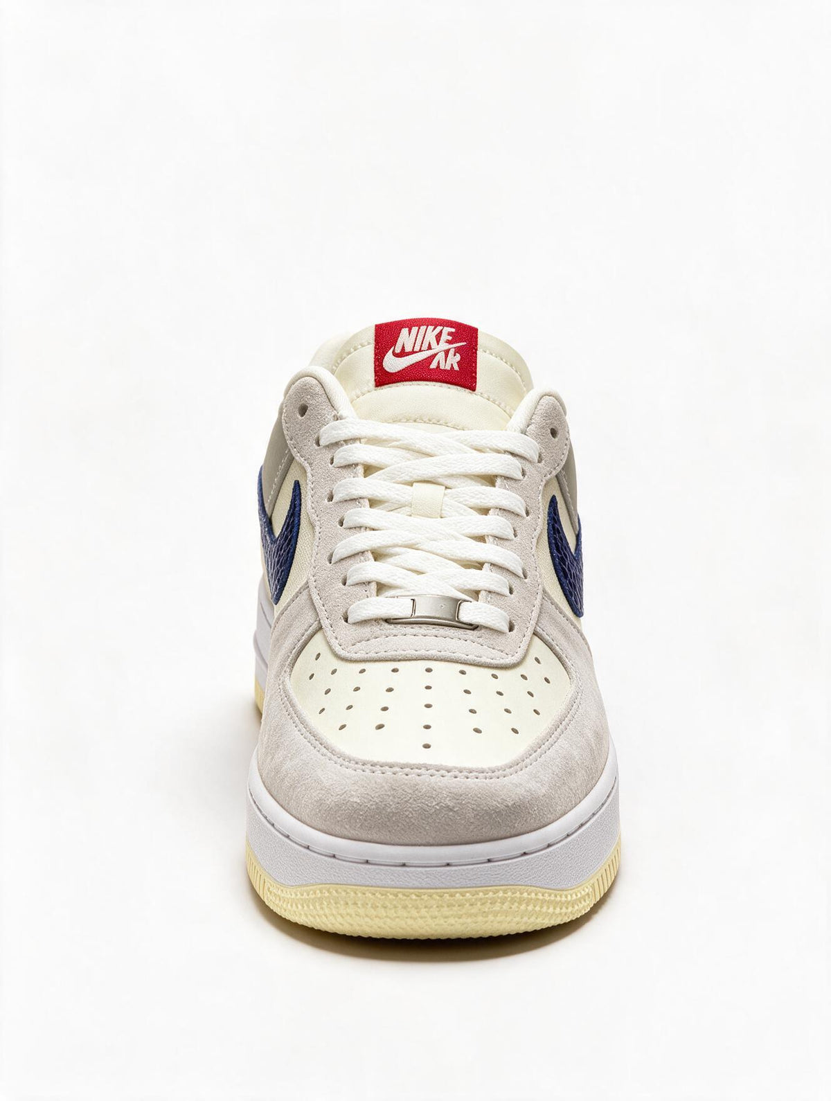 NIKE AIR FORCE 1 GRIS AZUL