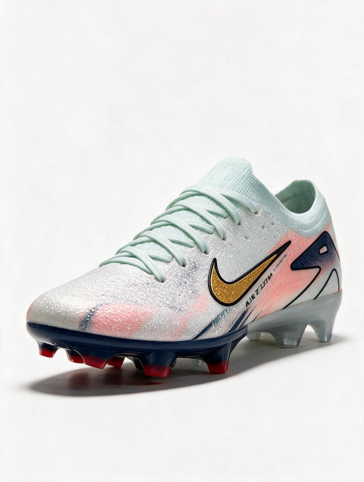 NIKE MERCURIAL GUAYO CELESTE NARANJA