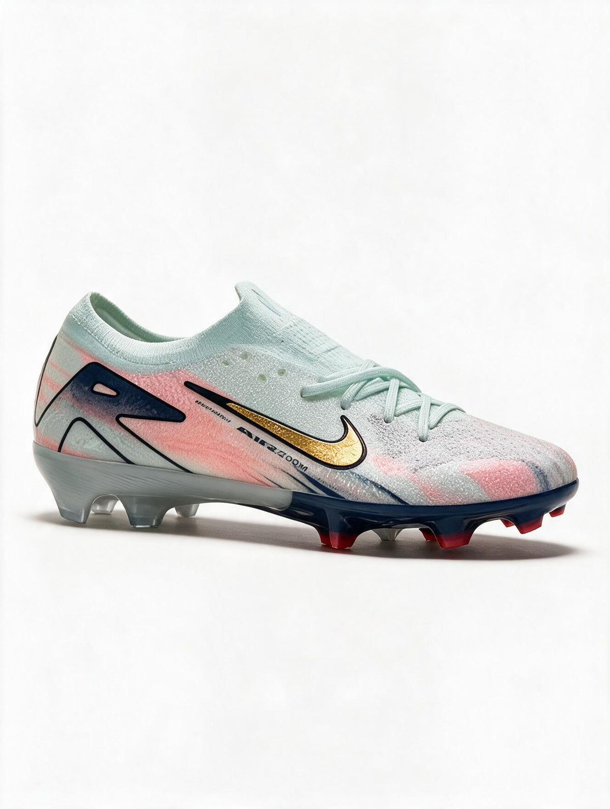 NIKE MERCURIAL GUAYO CELESTE NARANJA