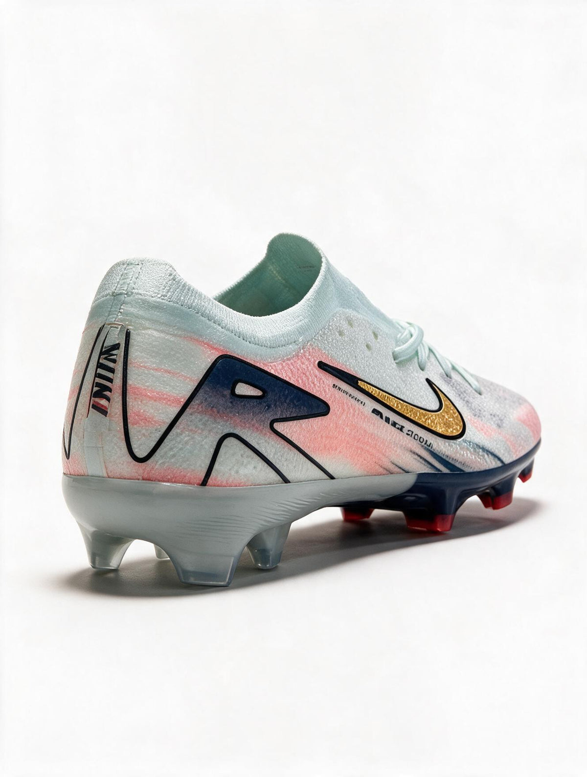 NIKE MERCURIAL GUAYO CELESTE NARANJA