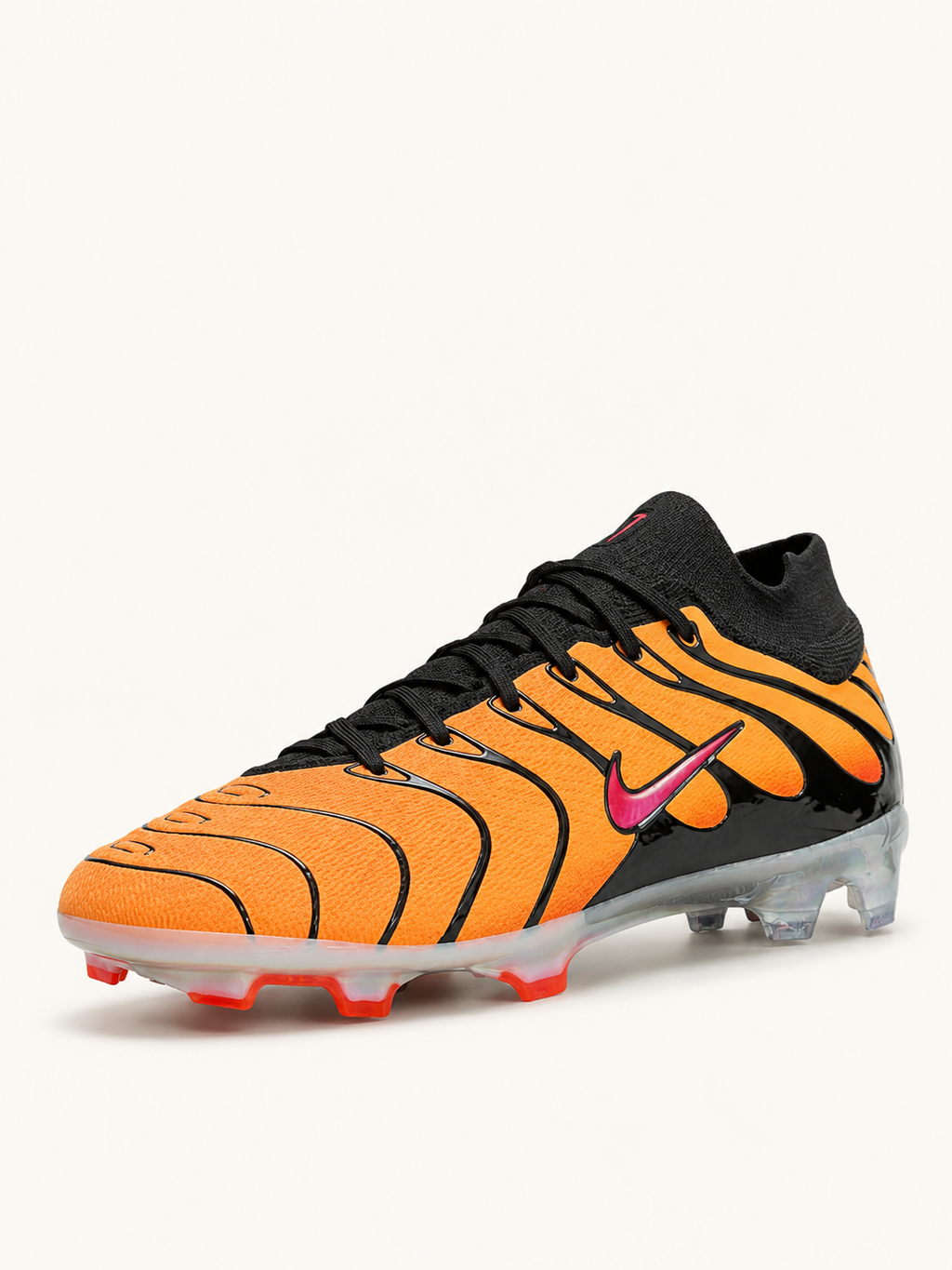 NIKE MERCURIAL PHANTOM GUAYO NARANJA NEGRO