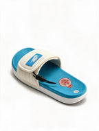 CHANCLA CONFORT BLANCA AZUL