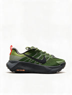 NIKE TRAIL VERDE SUELA NARANJA
