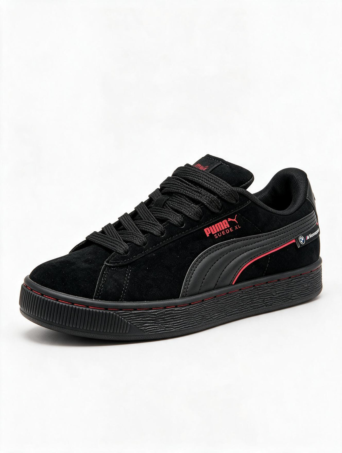 PUMA SUEDE XL BMW NEGRA ROJA