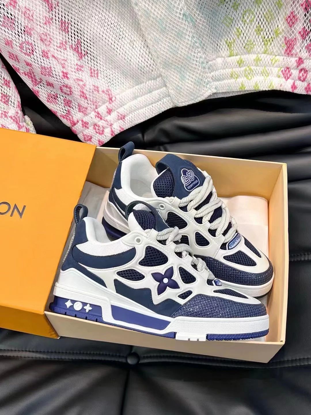 LOUIS VUITTON SKATE STELLAR AZUL HOMBRE