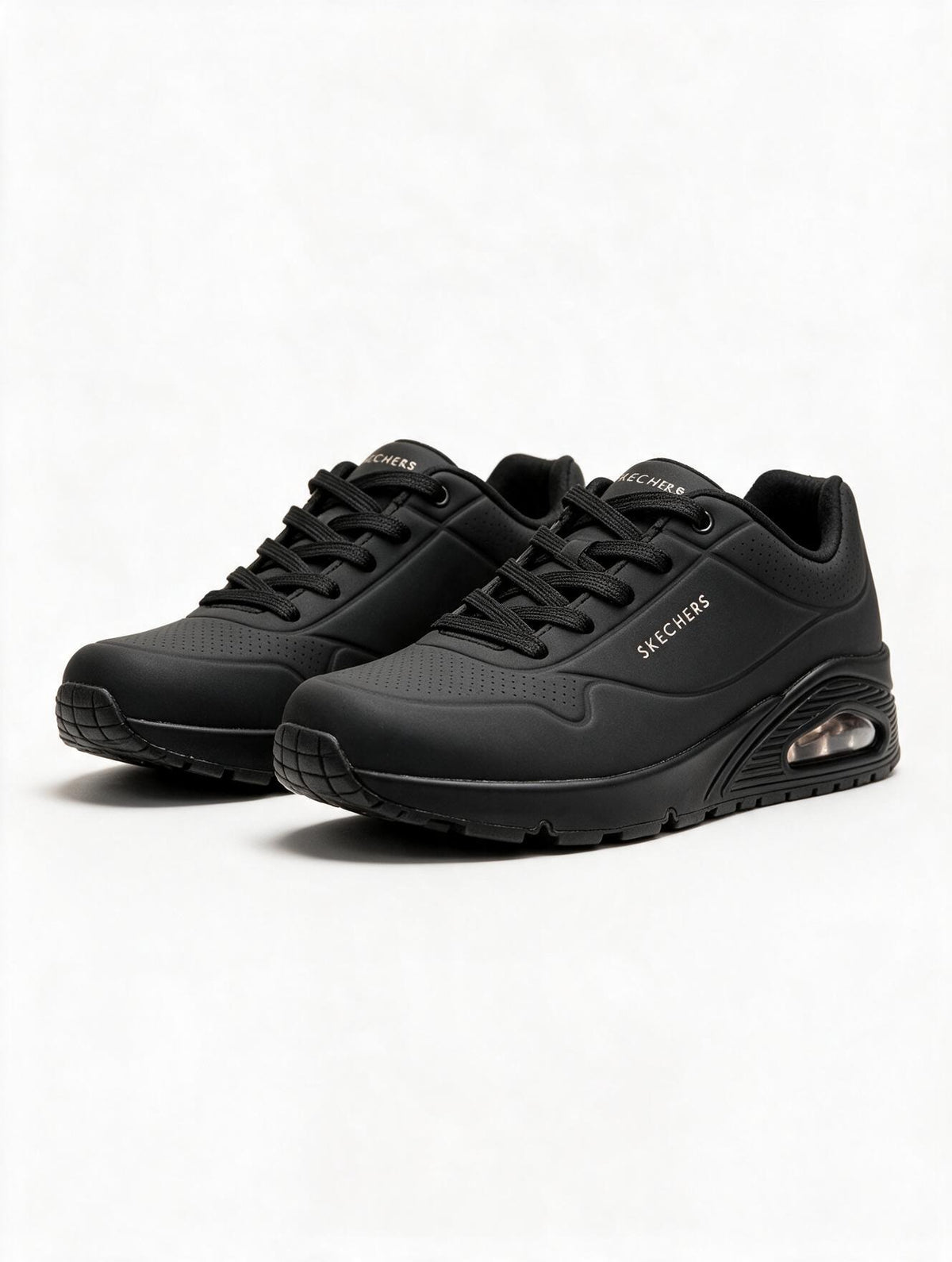 SKECHERS PLATAFORMA NEGRA