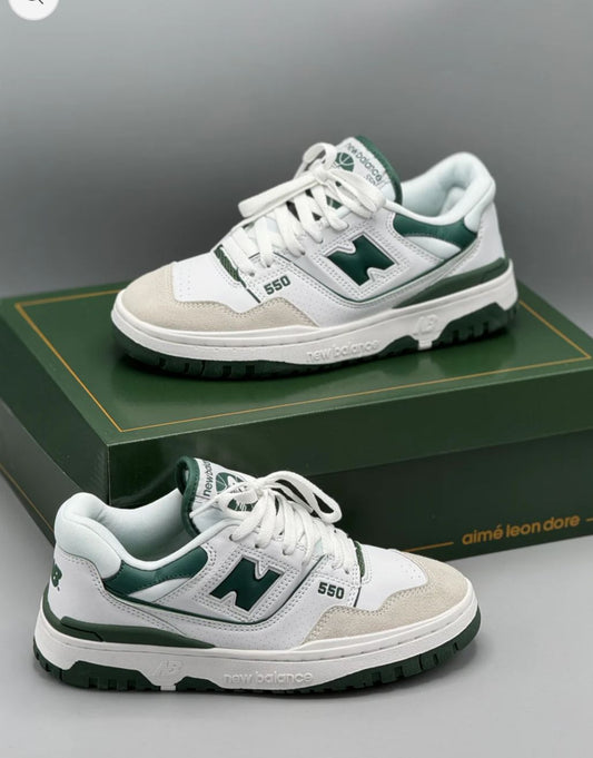 New Balance 550 Green White