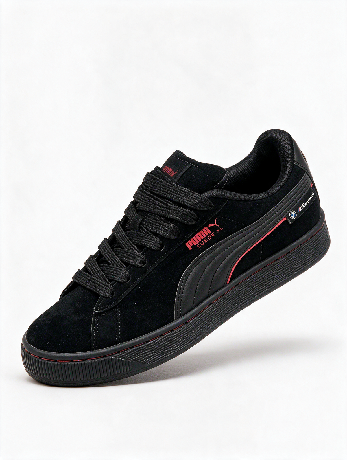 PUMA SUEDE XL BMW NEGRA ROJA