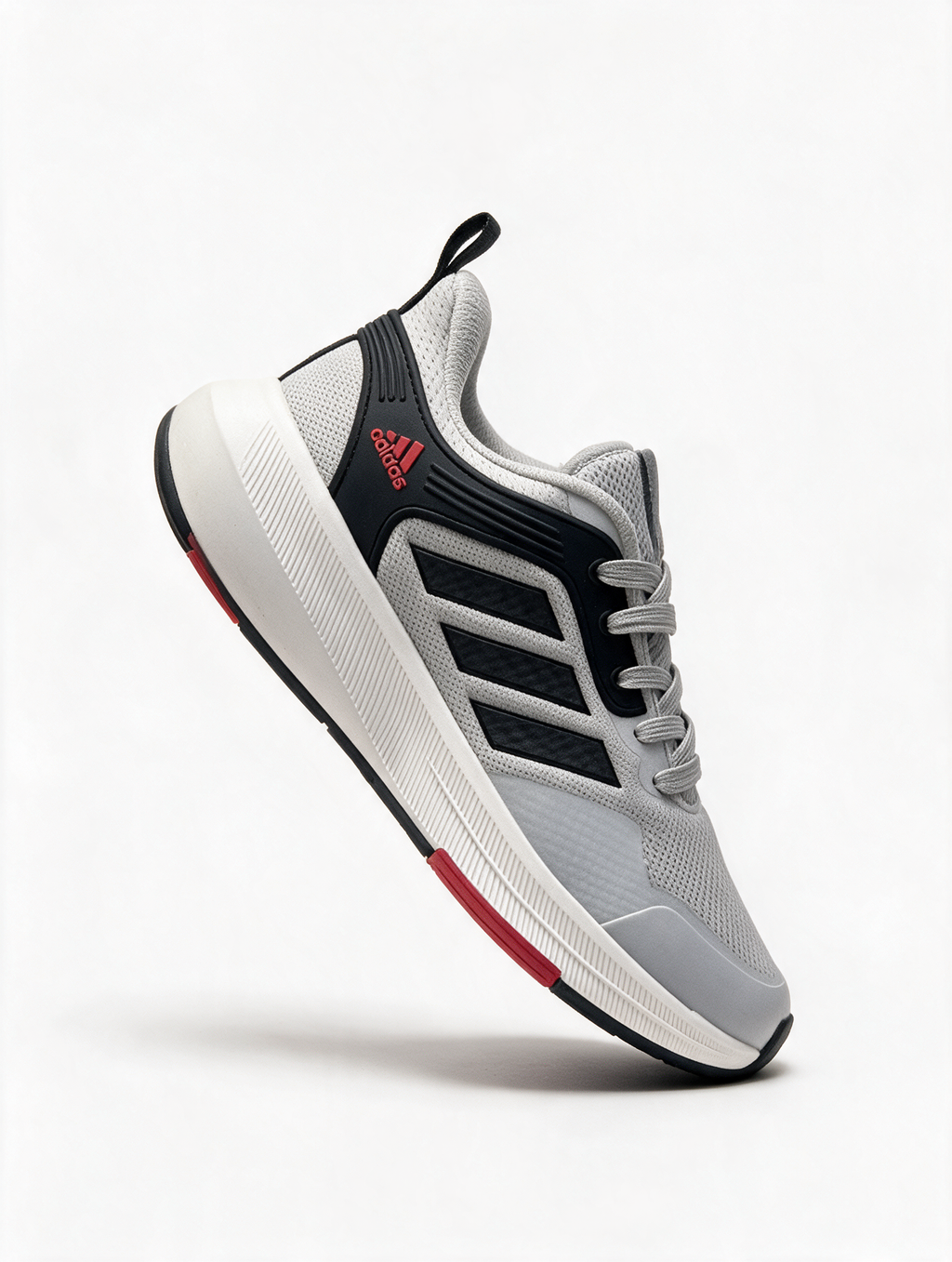 ADIDAS BOUNCE GRIS ROJA
