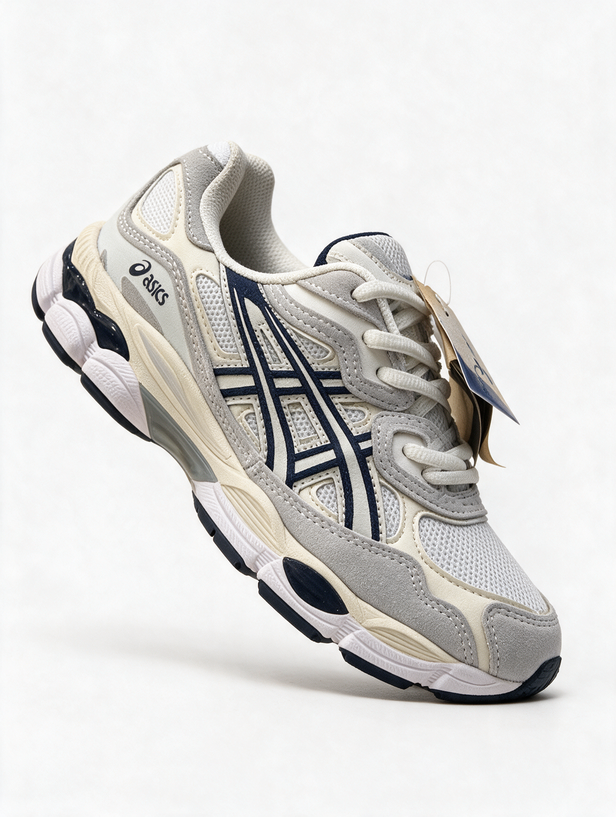 ASICS AZUL BEIGE