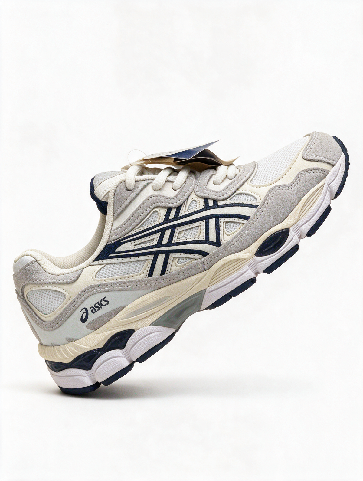 ASICS AZUL BEIGE